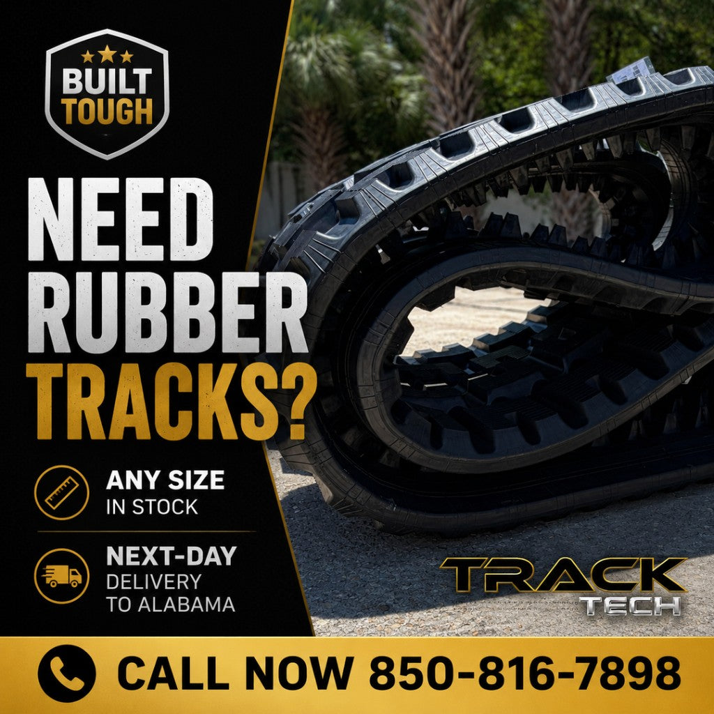 OEM-fit rubber tracks shipped to Alabama, AL