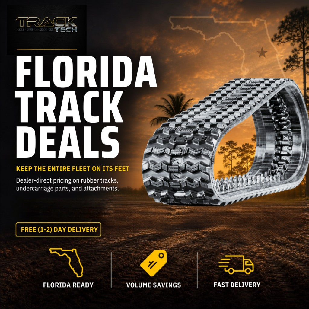 OEM-fit rubber tracks shipped to Florida, FL