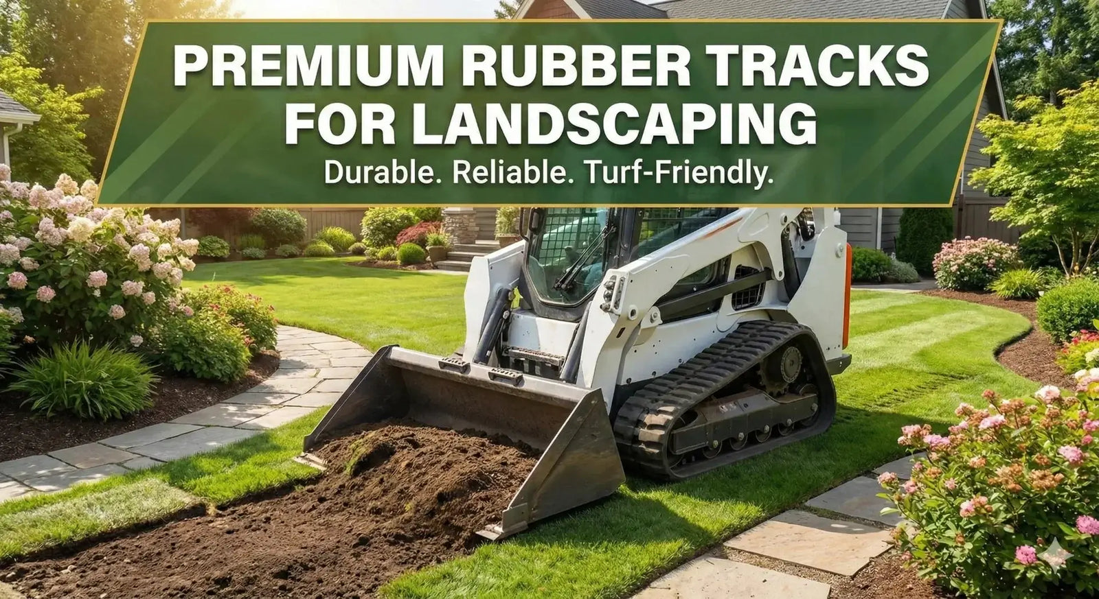 Best Rubber Tracks for Landscaping: Turf-Safe