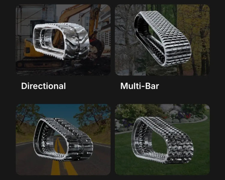 Rubber Track Tread Patterns Explained: Which One is Right for Your Job? | TrackTECH Equipment Solutions