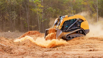 Rubber tracks for septic and utility contractors