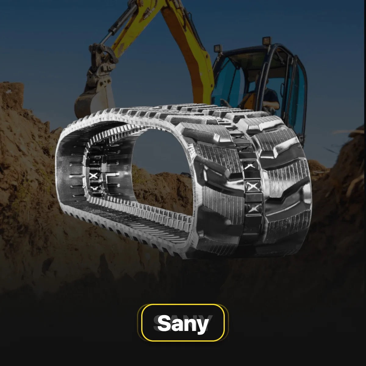 Sany Mini Excavator Rubber Tracks