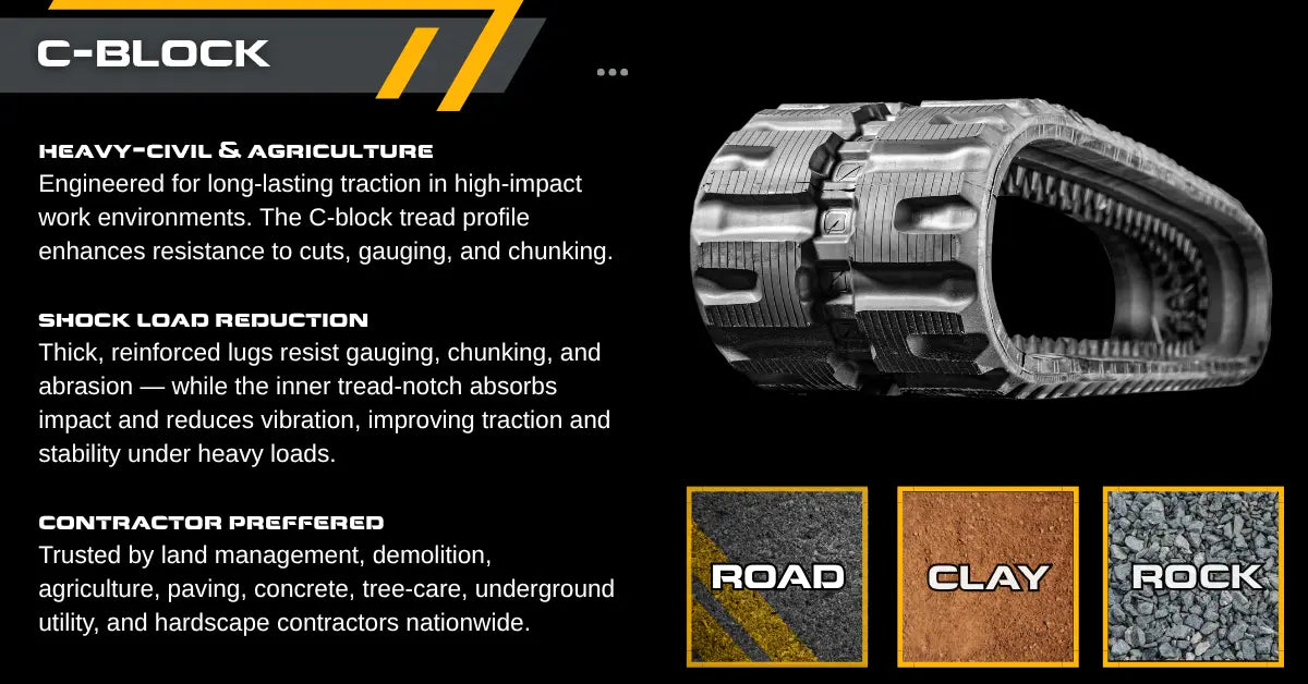 C-Block Rubber Tracks