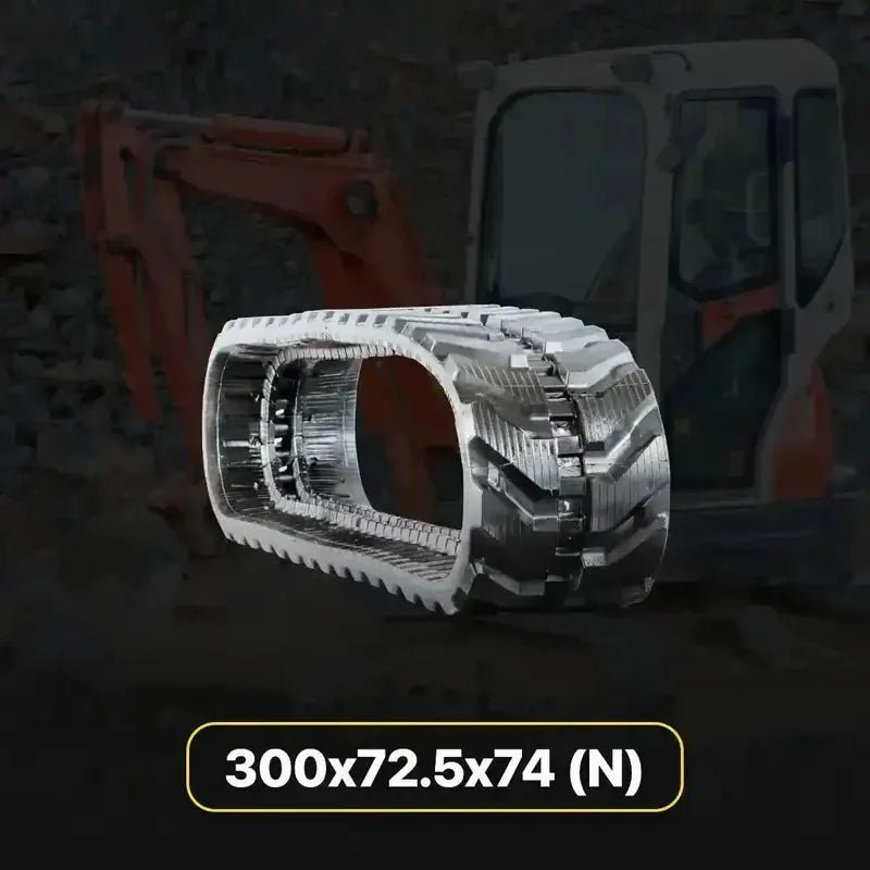 300x52.5x74 (N) | 12" Mini Excavator Tracks