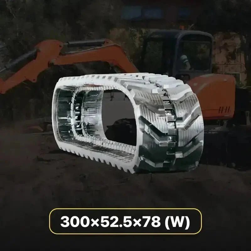 300x52.5x78 (W) | 12" Mini Excavator Tracks