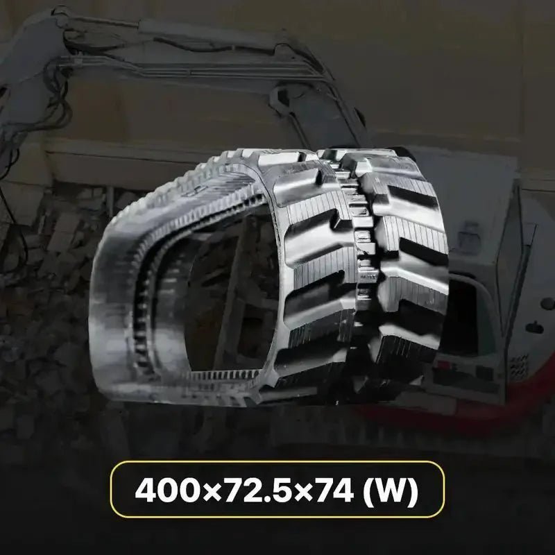 400x72.5x74 (W) | 16" Mini Excavator Tracks