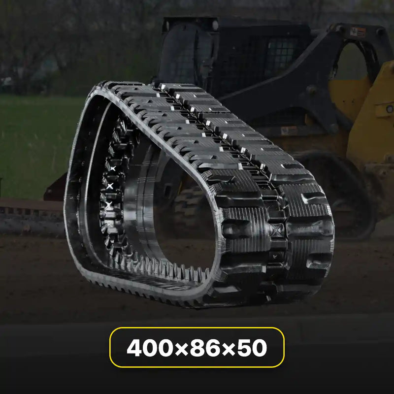 400x86x50 replacement rubber tracks for compact construction equipment