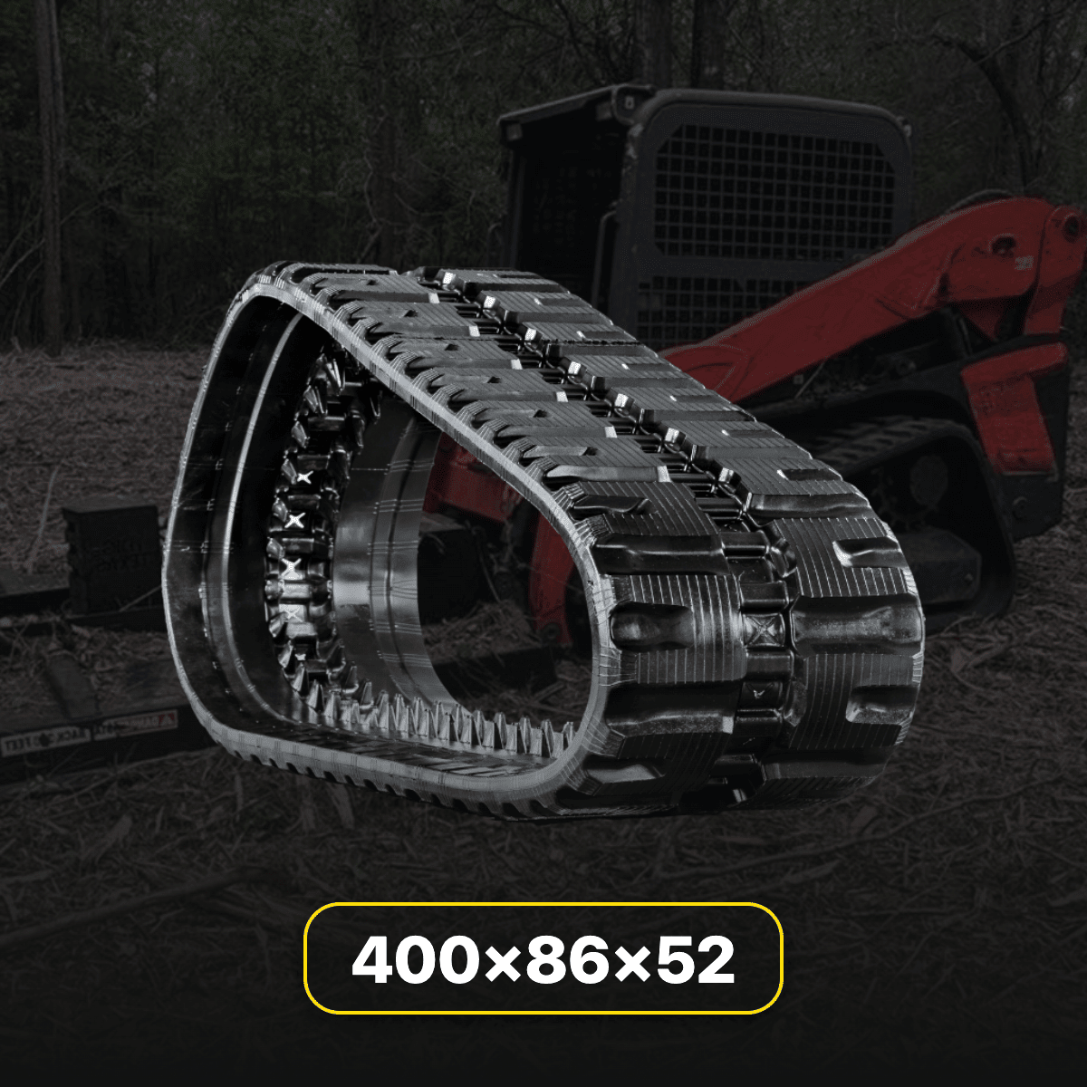 400x86x52 (B) | 16" Skid Steer Tracks