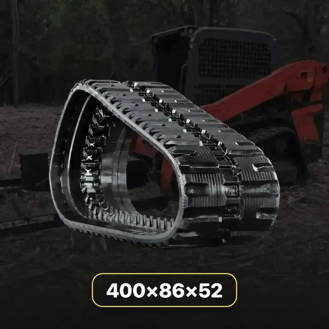Skid steer and compact track loader replacement rubber tracks