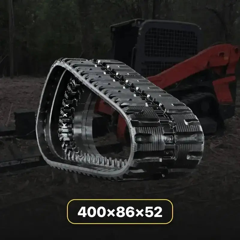 Skid steer and compact track loader replacement rubber tracks