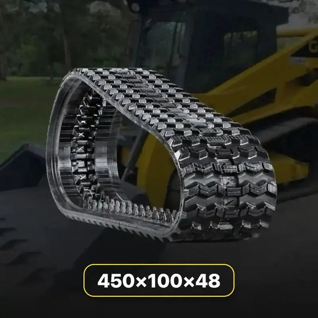 450x100x48 replacement rubber tracks for compact construction equipment
