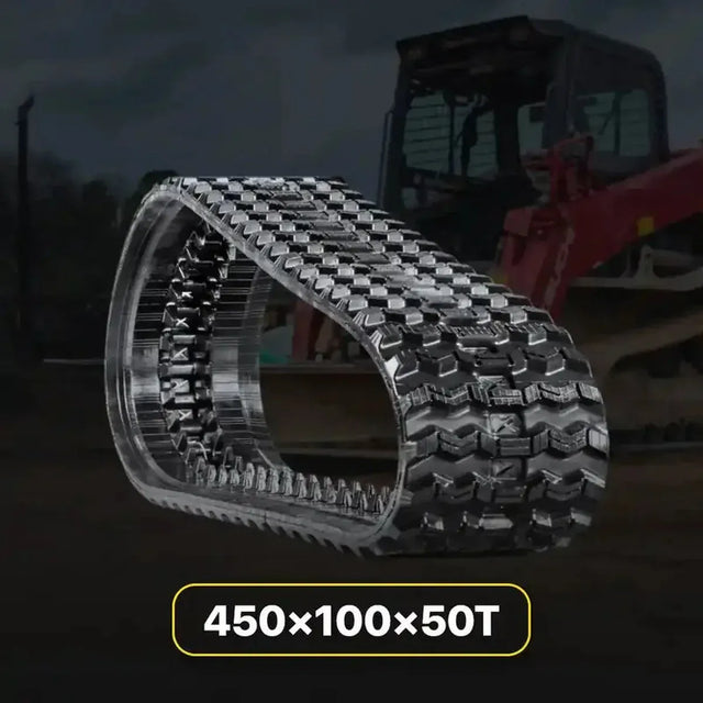 450x100x50 replacement rubber tracks for compact construction equipment