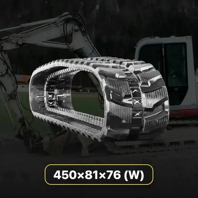 450x81Wx76 rubber tracks for mini excavators
