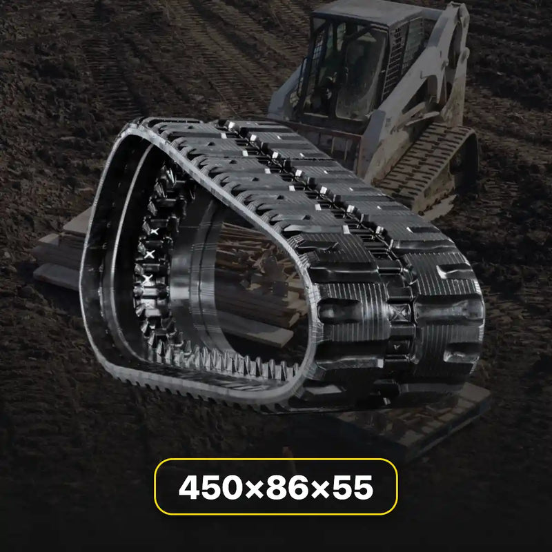 450x86x55 replacement rubber tracks for compact track loaders