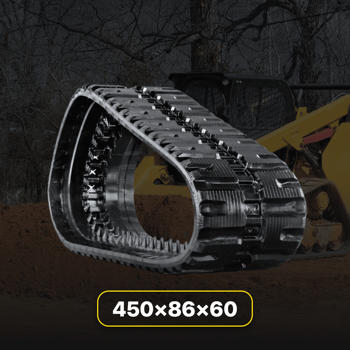 450x86x60 (B) | 18" Skid Steer Tracks