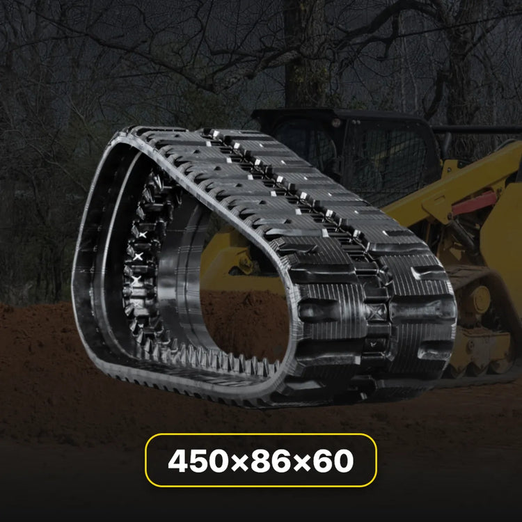 450x86x60 rubber track for skid steer, compact track loader, or mini excavator
