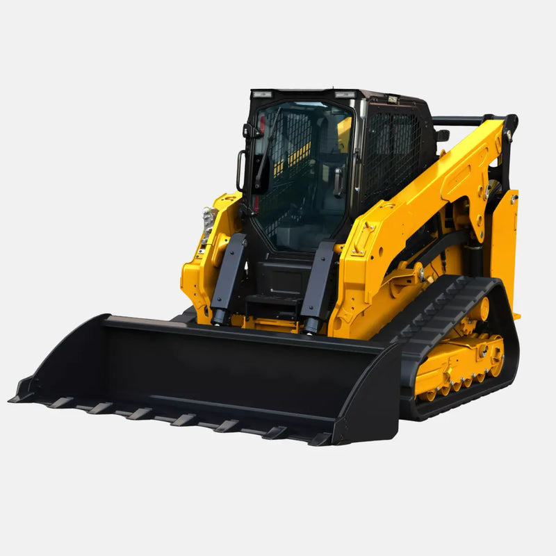CAT 259D3 compact track loader with replacement rubber tracks