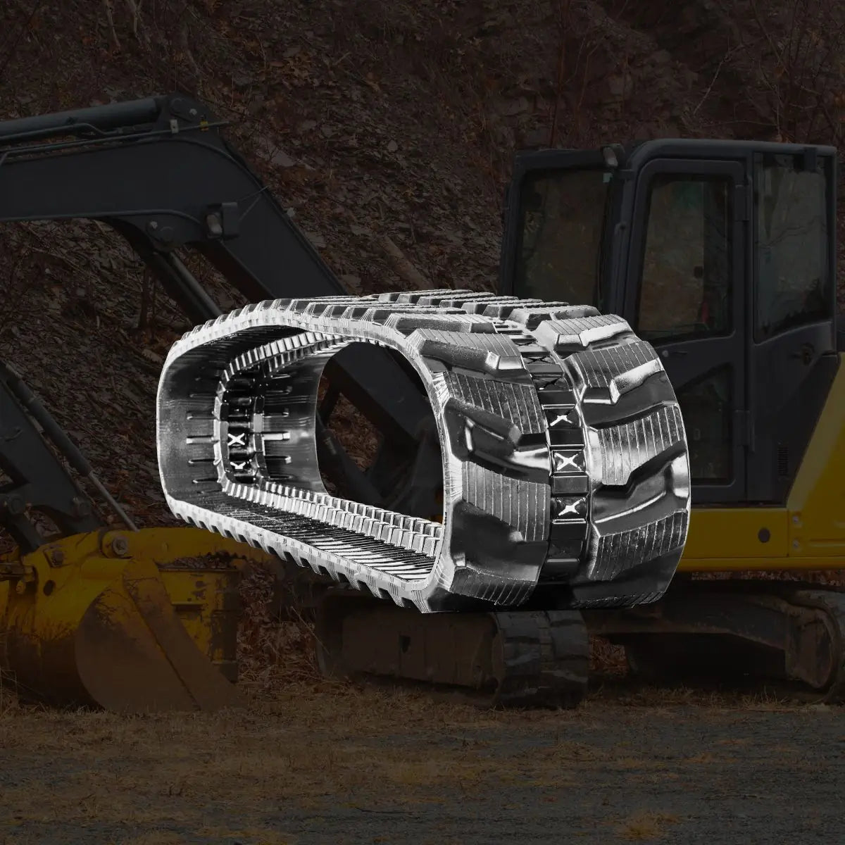 450x81Nx76 | 18" Mini Excavator Tracks