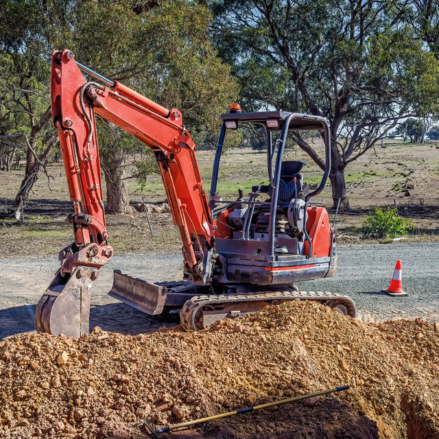 Kubota KX033-4 compact excavator rubber tracks — abrasion-resistant tread, precise fitment