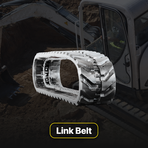 Link-Belt rubber tracks and undercarriage parts