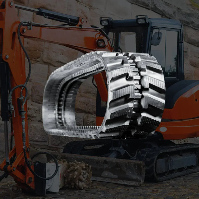 Airman replacement rubber tracks and undercarriage parts for compact construction equipment