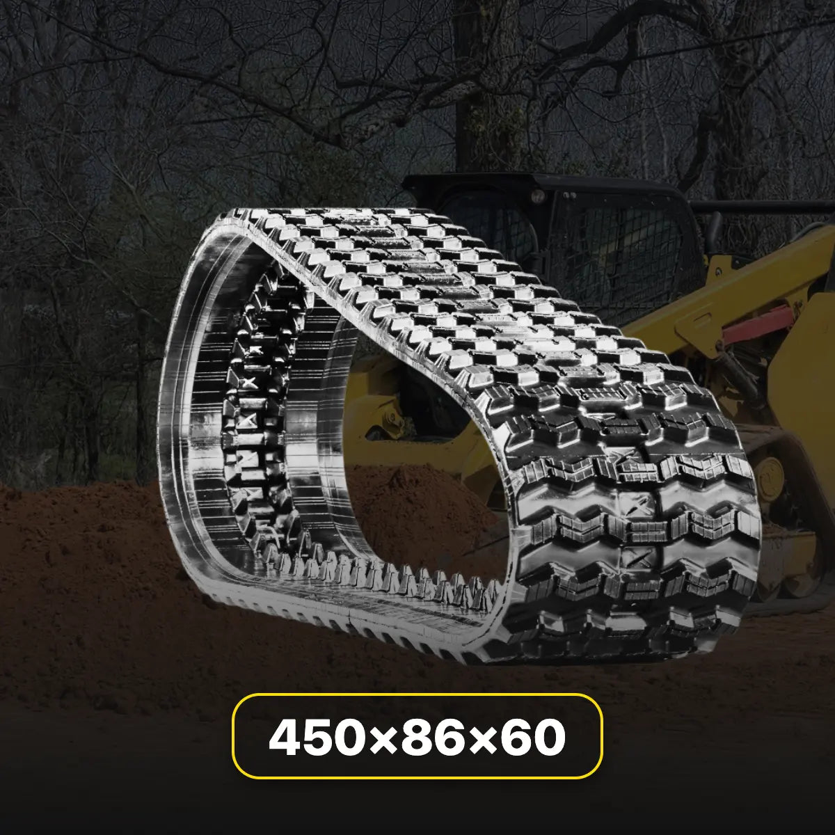 18" Rubber Tracks (450x86x60)