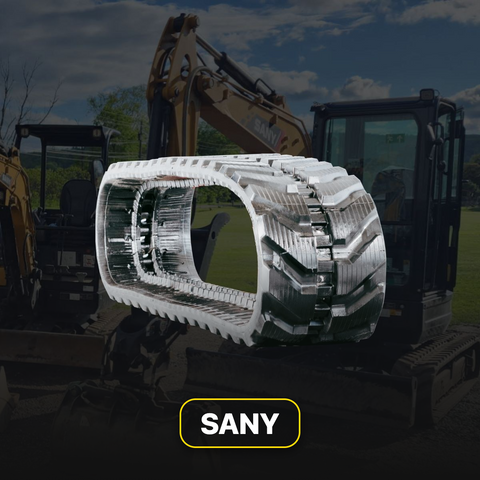 Sany rubber tracks and undercarriage parts