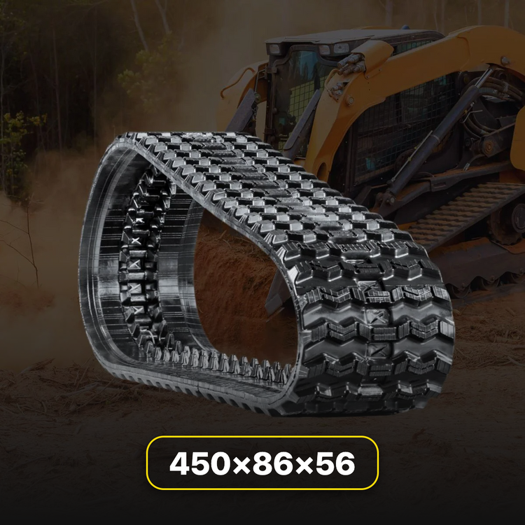 450x86x56 rubber track for skid steer, compact track loader, or mini excavator