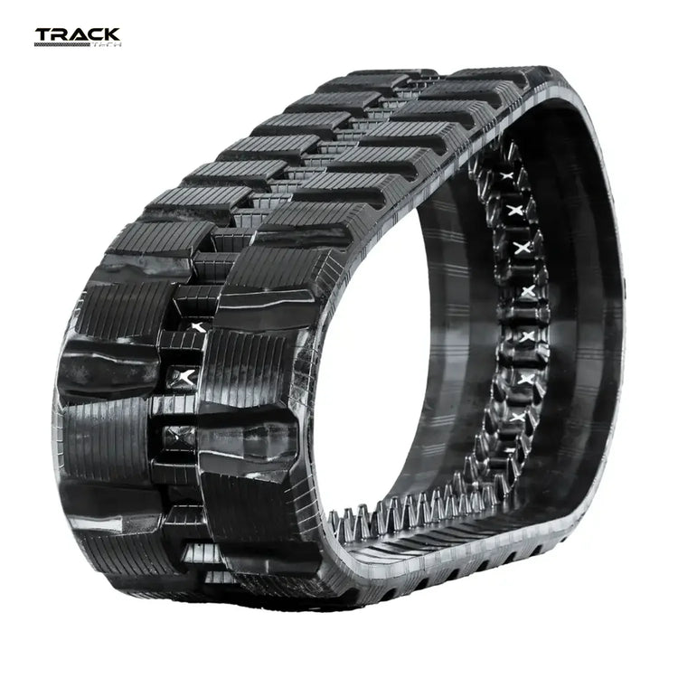 450x86Bx56 Staggered Block Rubber Track Left Side View