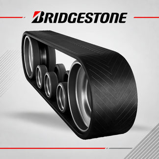 Bridgestone 457x152.4x53-970 Rubber Track — Bridgestone branded hero