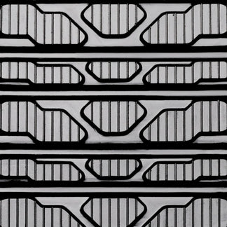 240x87.63x37 multi-bar tread pattern close-up