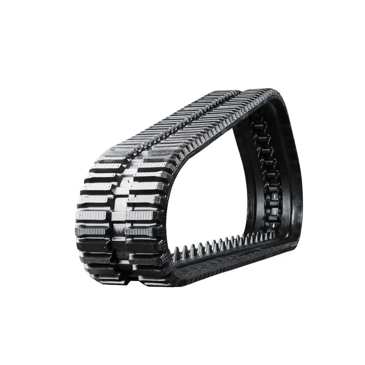 Straight Bar Tread Pattern Rubber Track — Turf-Friendly Low Ground Pressure