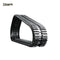 Straight Bar Tread Pattern Rubber Track — Turf-Friendly Low Ground Pressure