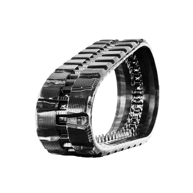 320x86x50 Staggered Block rubber track side view