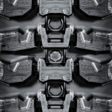 320x86x53 Rubber Track | X-Terrain - tread close-up