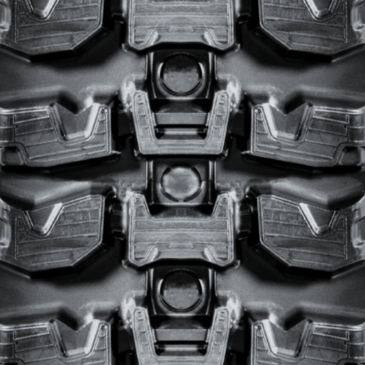 320x86x53 Rubber Track | X-Terrain - tread close-up