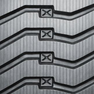 400x86x49 All Terrain Rubber Track – tread close-up