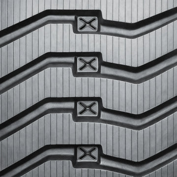 400x86x49 All Terrain Rubber Track – tread close-up