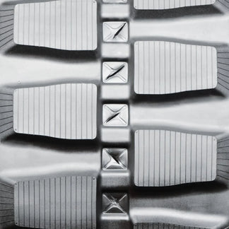 400x86x54 Heavy Duty Rubber Track | Staggered Block – view 2
