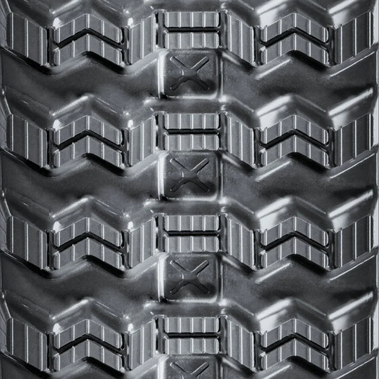 Gehl CTL85 450x100x50 Directional Rubber Track tread close-up