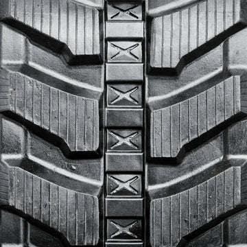 CAT 308CR rubber tracks 450x81Nx78 — tread close-up