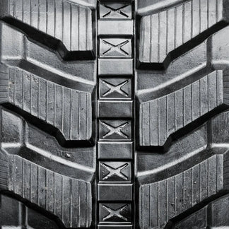 CAT 308CCR rubber tracks 450x81Nx78 — tread close-up