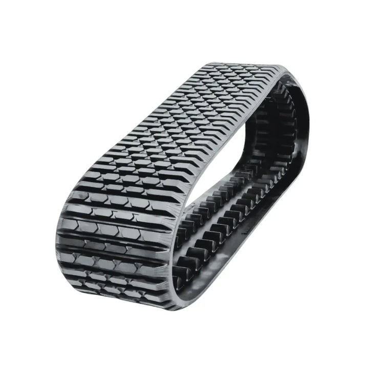 457x101.6x56 multi-bar rubber track left side profile