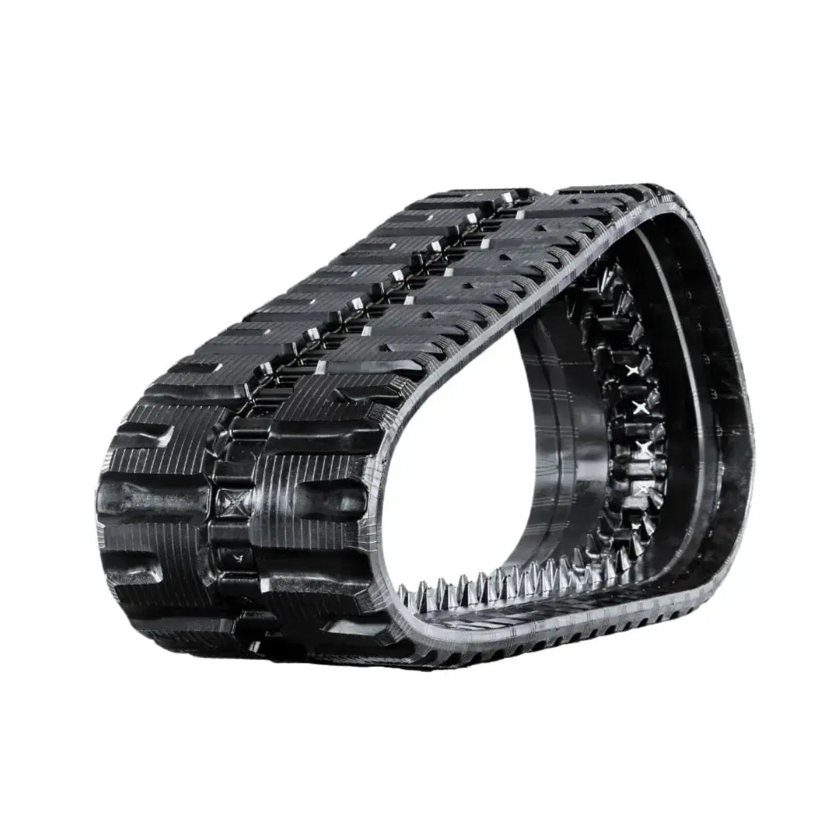 CAT 279D skid steer rubber track – C-Block tread right side