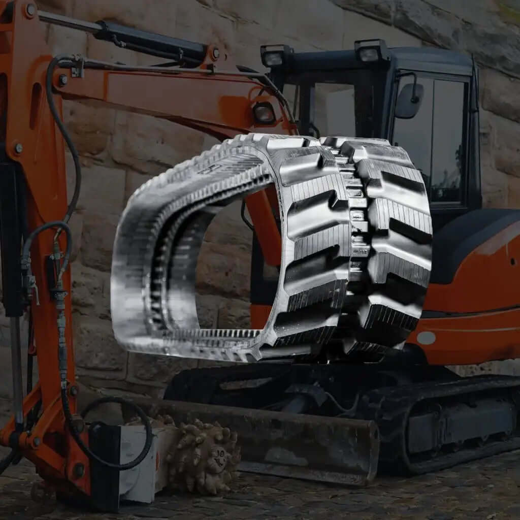 new rubber track for kubota kx057-4 mini excavator