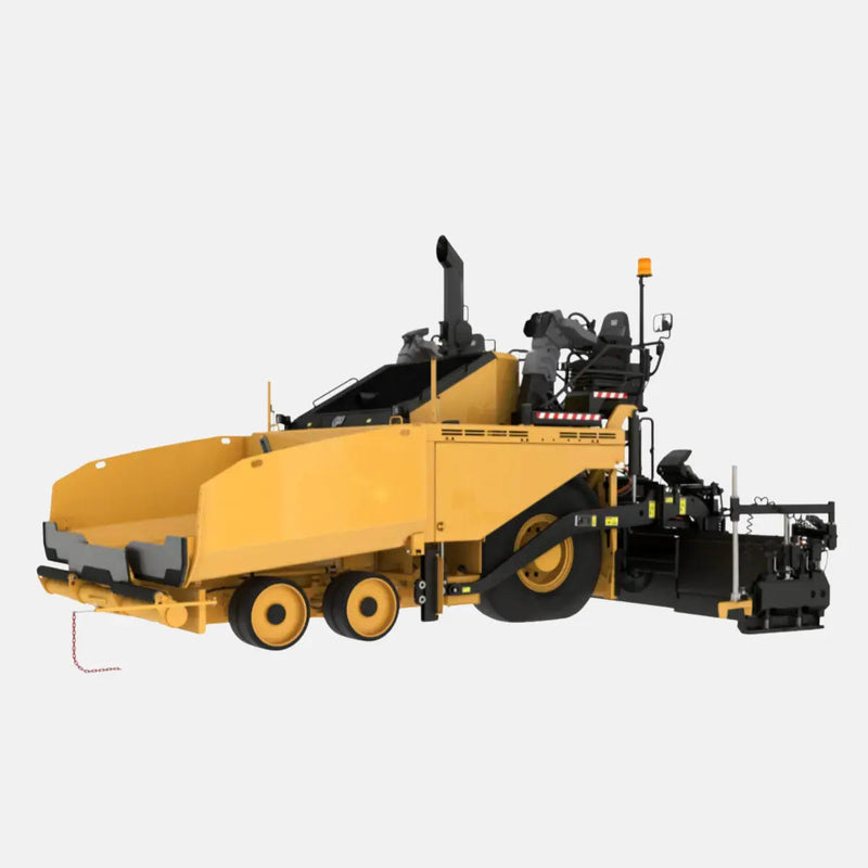 Asphalt paver and spreader rubber tracks
