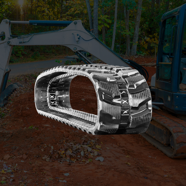 Bobcat E80 Rubber Tracks 450x81Wx76 replacement rubber track for compact construction equipment detail image 4