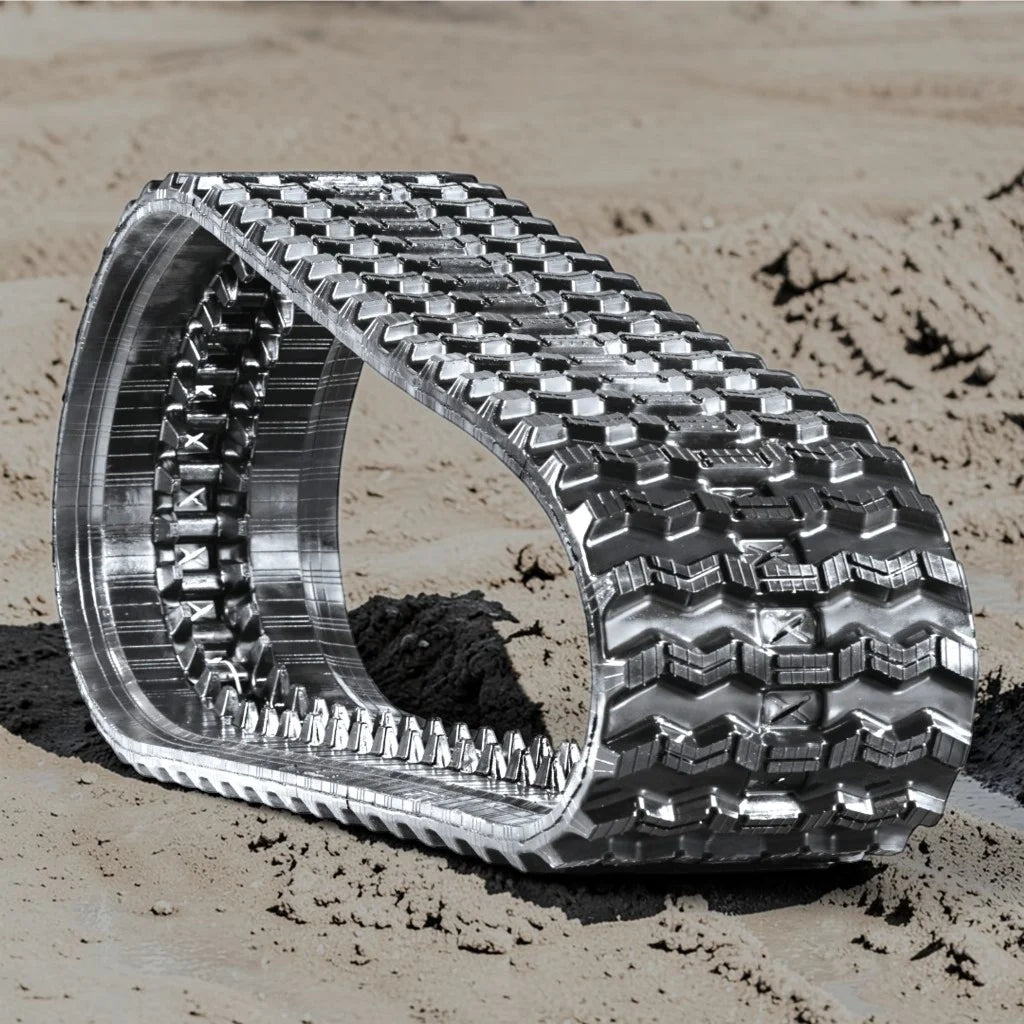Bobcat T590 Zig-Zag Rubber Tracks for Sand, Mud & Loose Soil