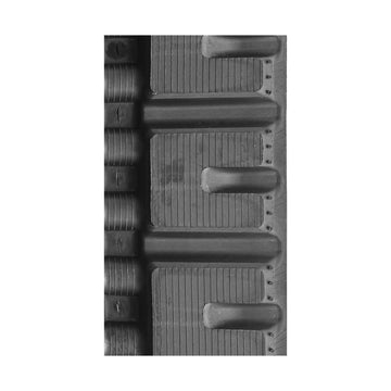 Close-up of Bridgestone 180X72KX45 C-Block rubber track — tread detail