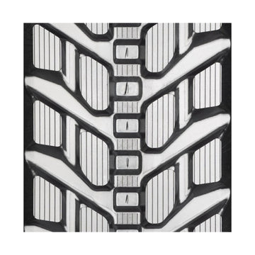 Close-up of Bridgestone 230x48x70 MX rubber track — tread detail